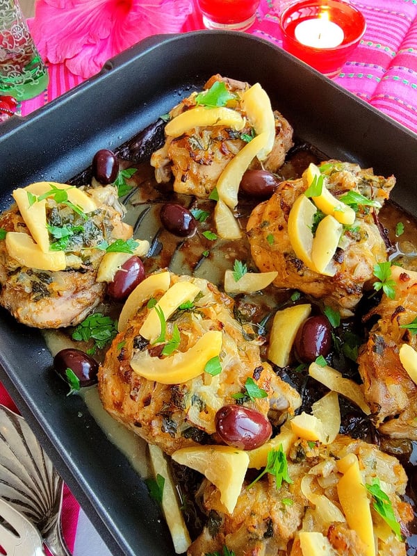 Moroccan Chicken with Preserved Lemon
