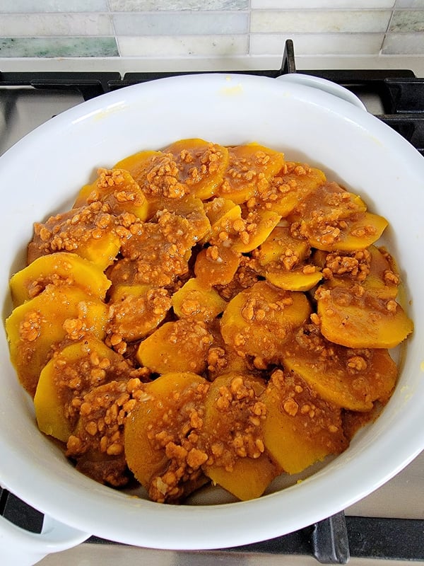 Spiced Kūmara with Coconut Cream