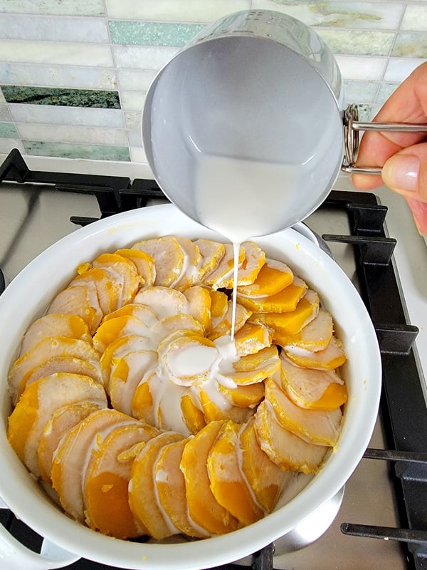 Spiced Kūmara with Coconut Cream