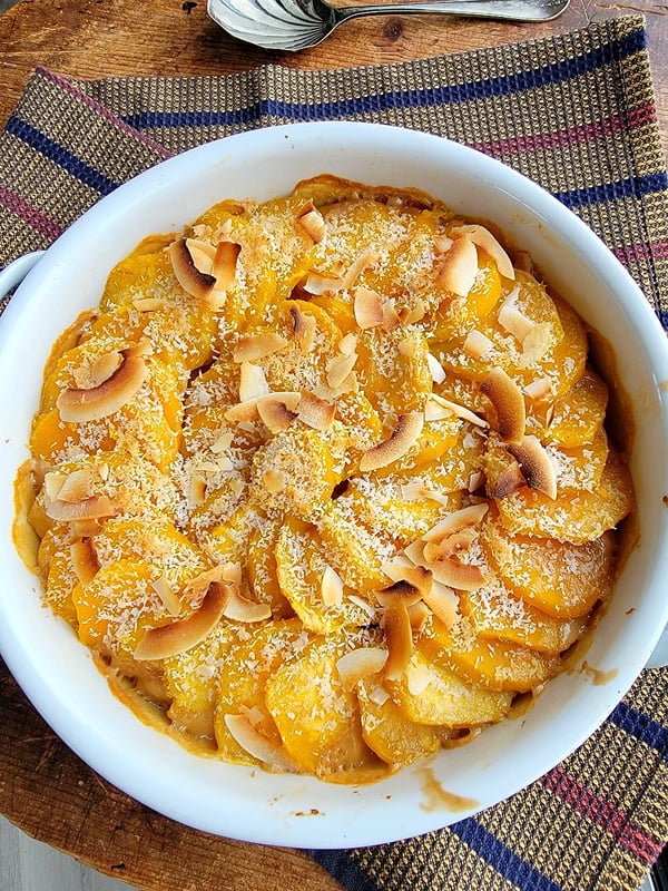 Spiced Kūmara with Coconut Cream