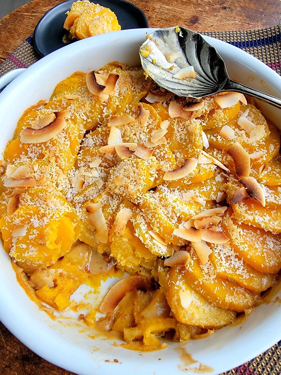Spiced Kūmara with Coconut Cream