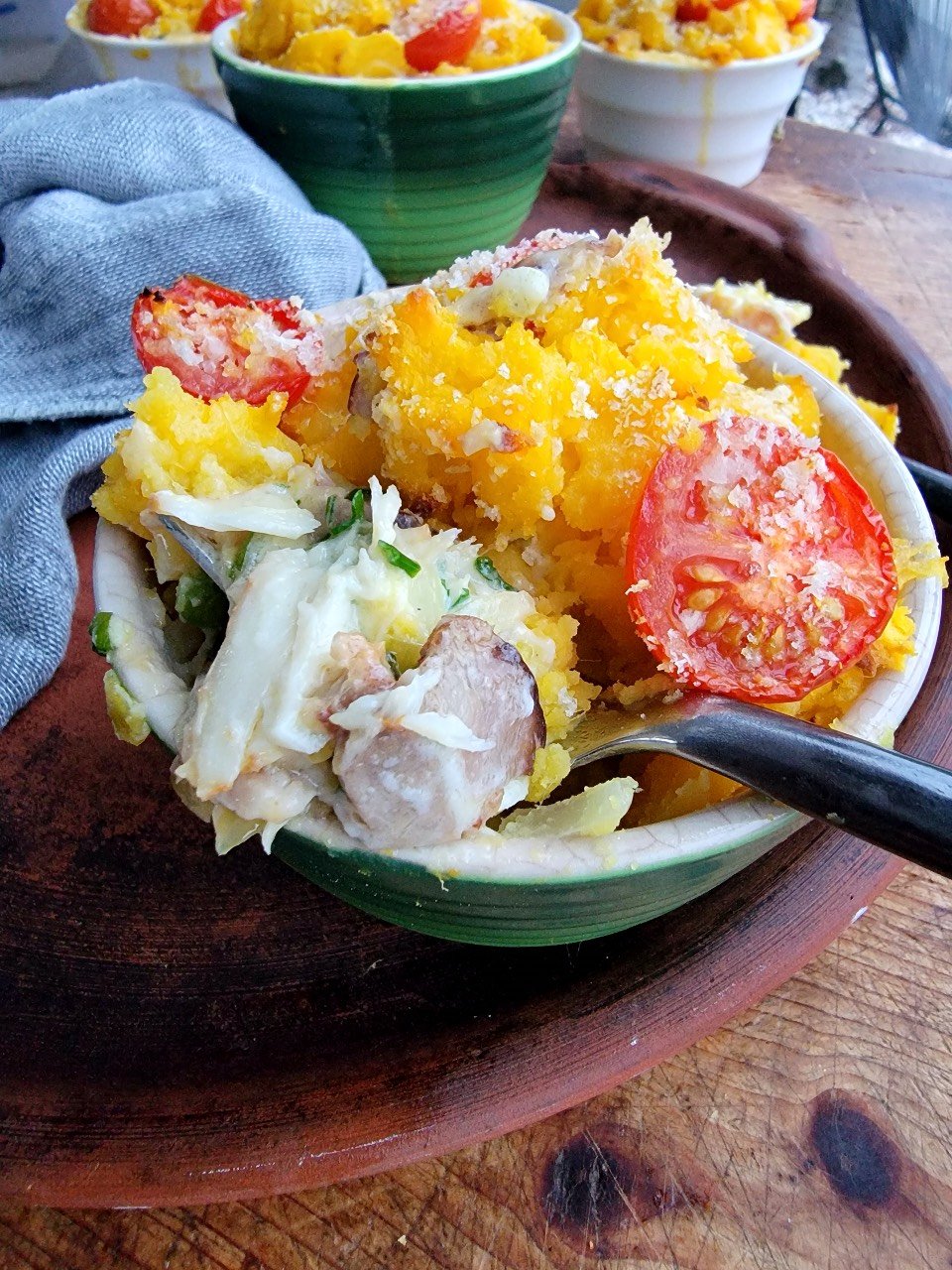 Smoked Fish Pies with Kūmara