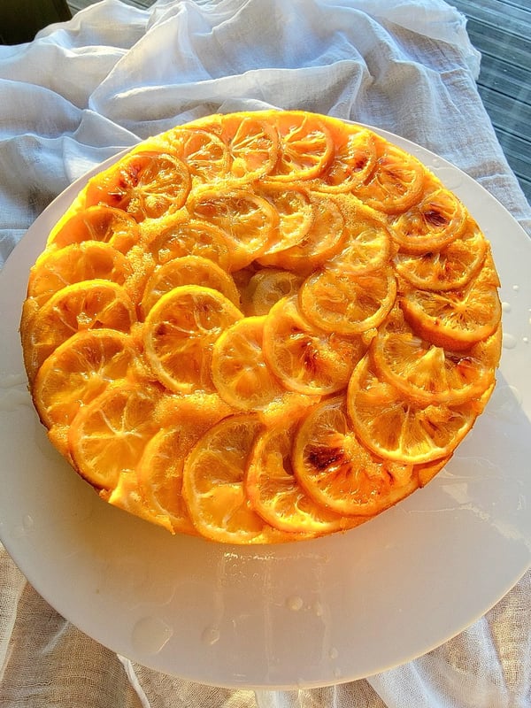 Glazed Lemon Cake with Lemon Syrup