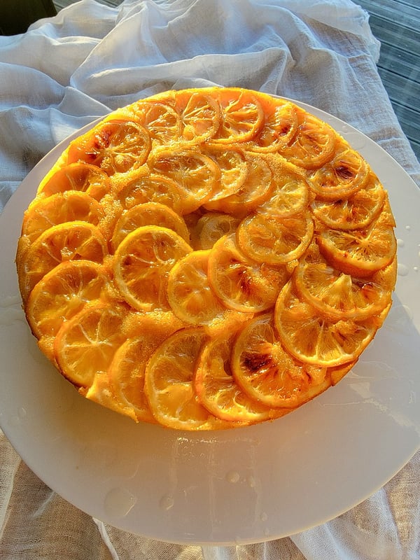 Glazed Lemon Cake with Lemon Syrup