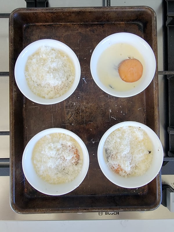 Mushroom Baked Eggs