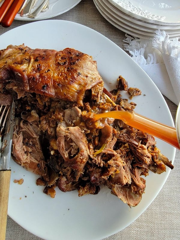 Slow-cooked Shoulder of Lamb