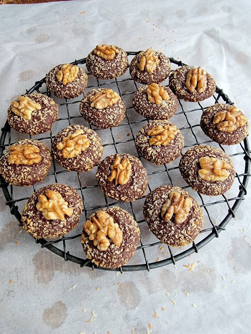 Chocolate Coconut Cookies 2