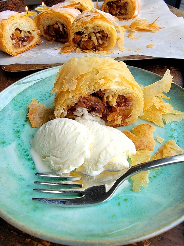 Dried Fruit Strudel