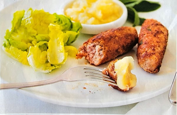 Homemade sausages