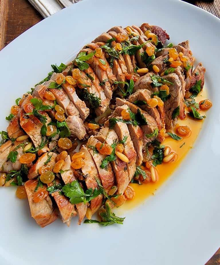 Pork Fillet with Sweet & Sour Jus