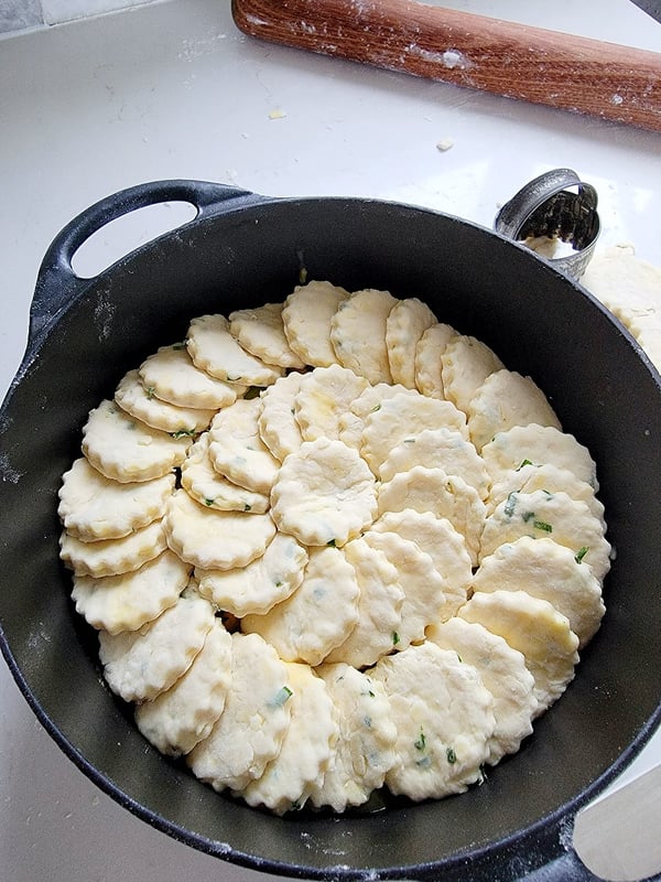 Smoked Chicken Cobbler