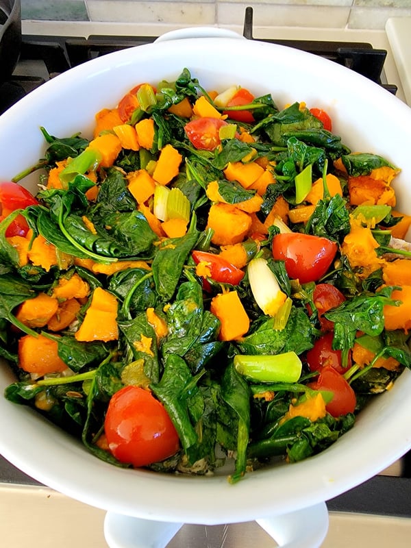 Smoked Fish Pie with Pumpkin & Spinach