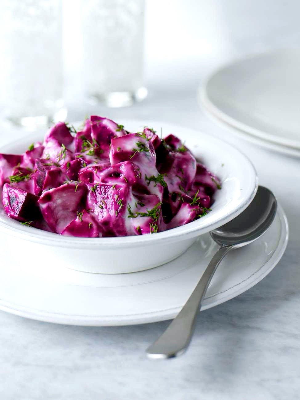 Beetroot with Dill & Horseradish Cream