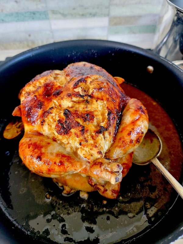 French-roasted Chicken with Ricotta, Lime & Tarragon