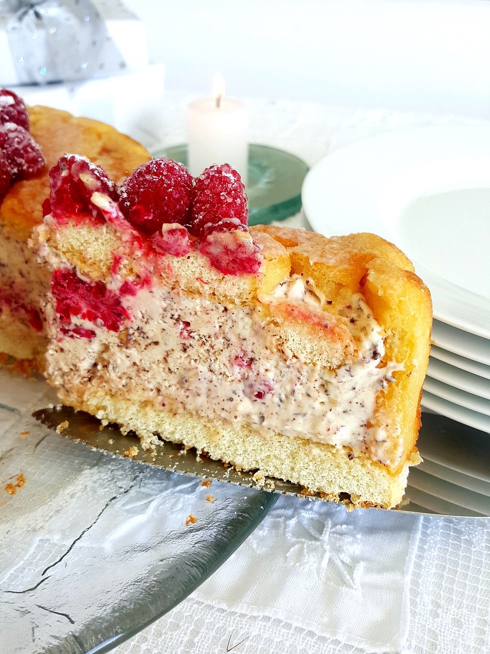 Raspberry Limoncello Torte
