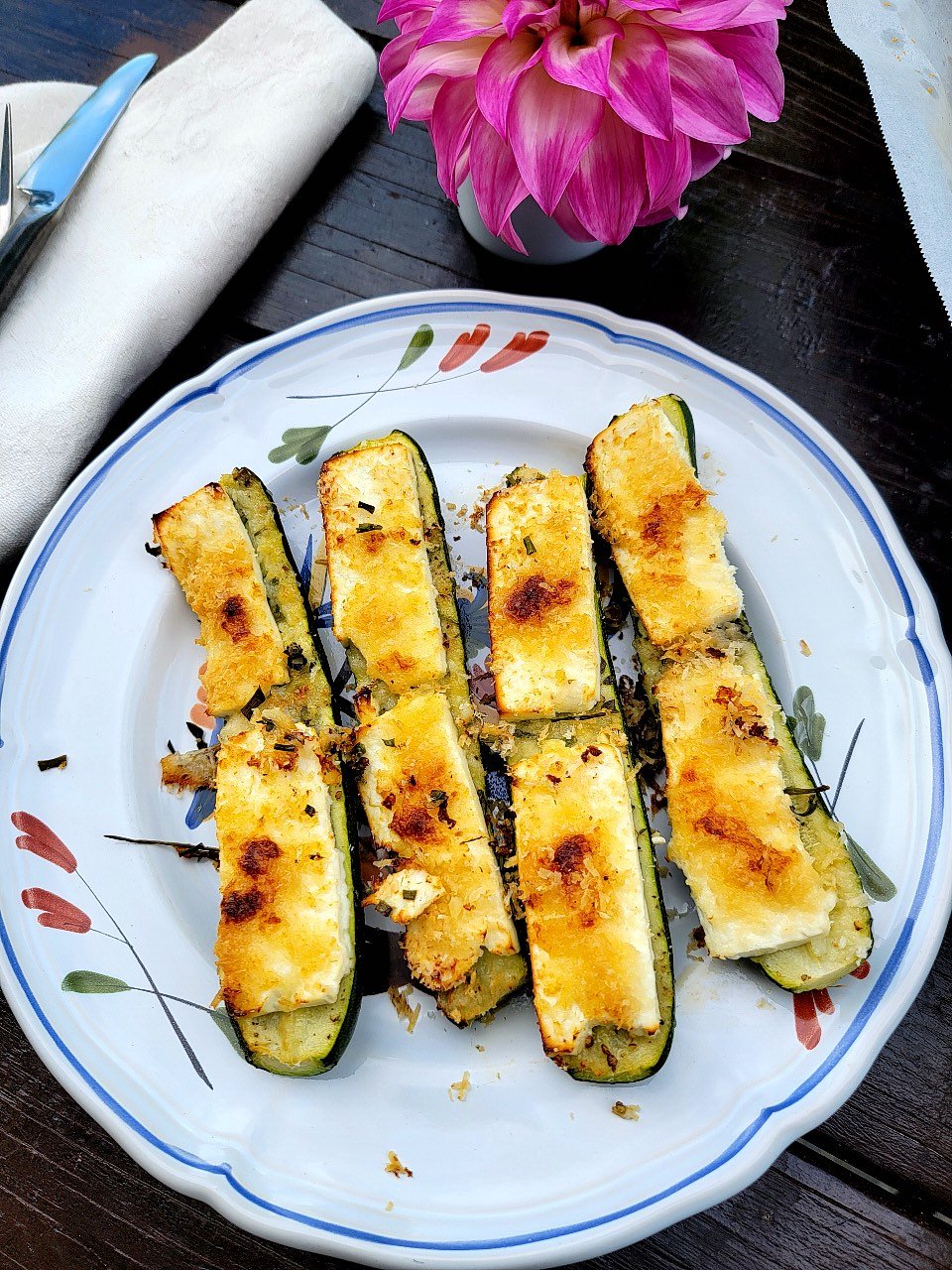 Baked Zucchini with Feta