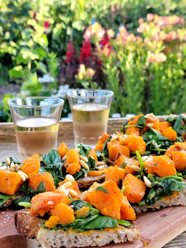 Bruschetta with Sweet & Sour Pumpkin