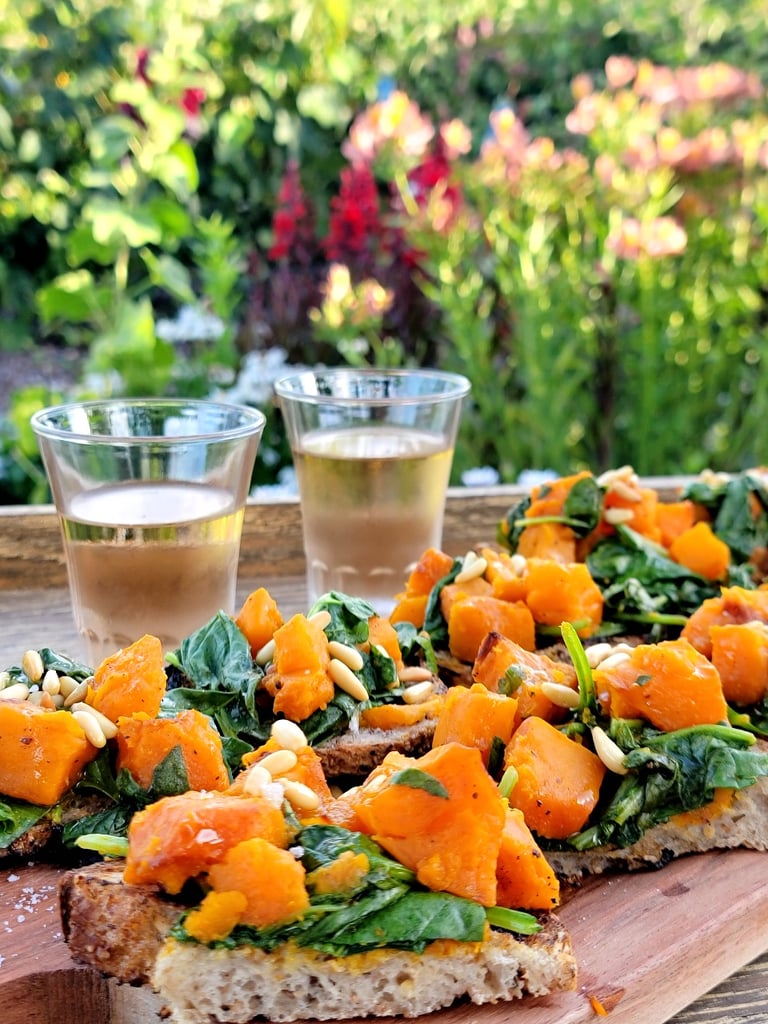 Bruschetta with Sweet & Sour Pumpkin