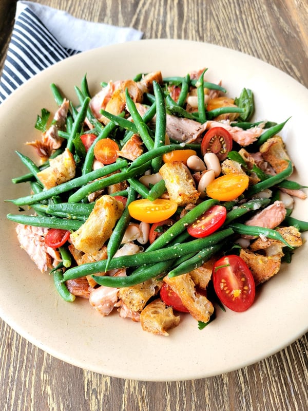 Hot-smoked Salmon & Green Bean Salad