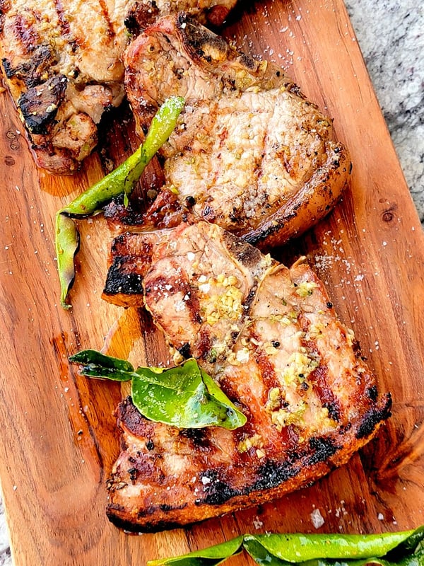Summer Grilled Pork Chops