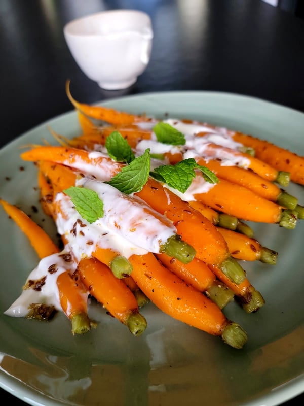 Fried Baby Carrots with Cumin Seed
