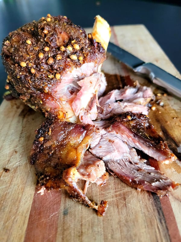 Spiced Roasted Shoulder of Lamb