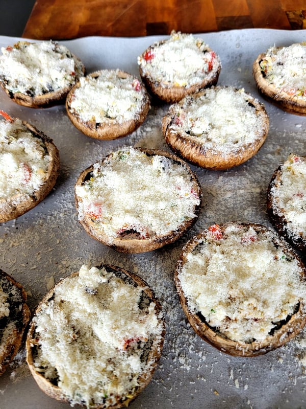 Baked Ricotta Mushrooms