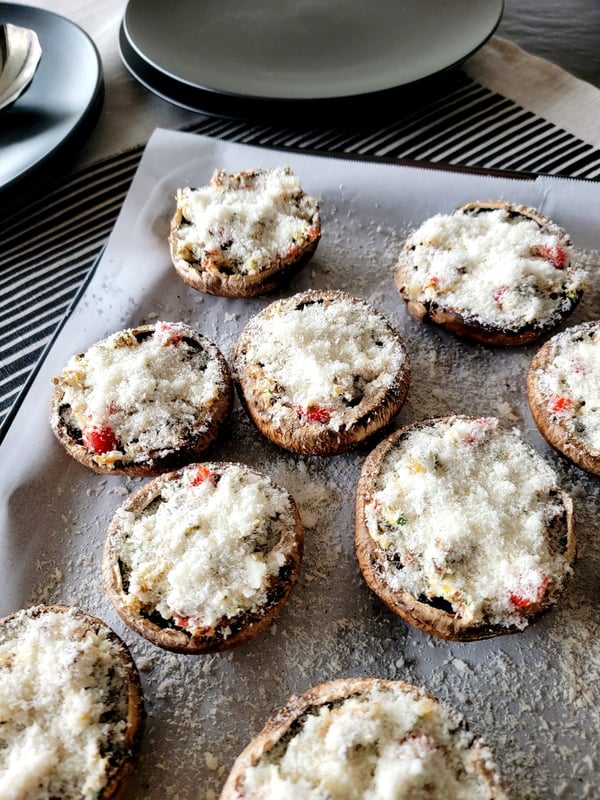 Baked Ricotta Mushrooms