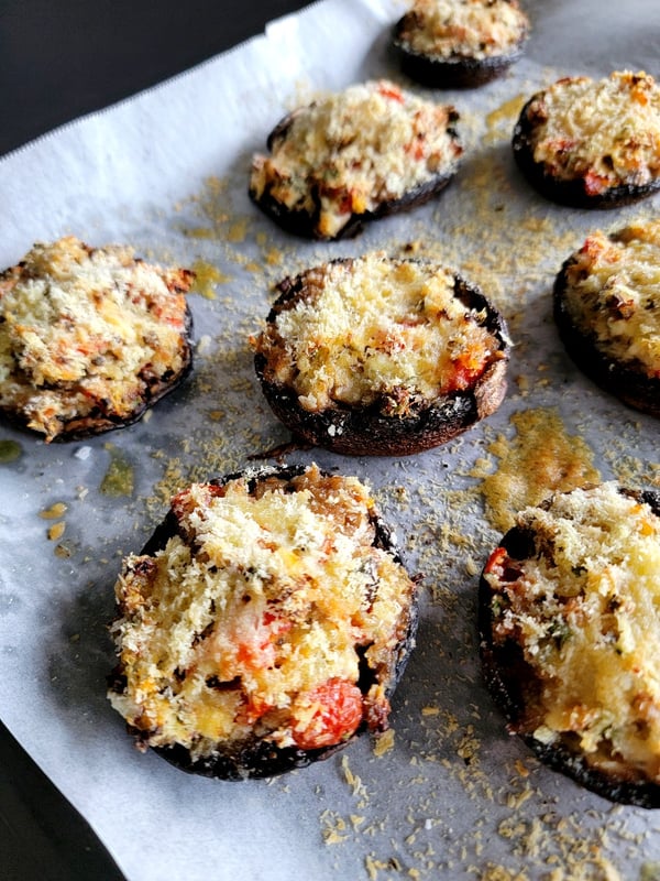 Baked Ricotta Mushrooms