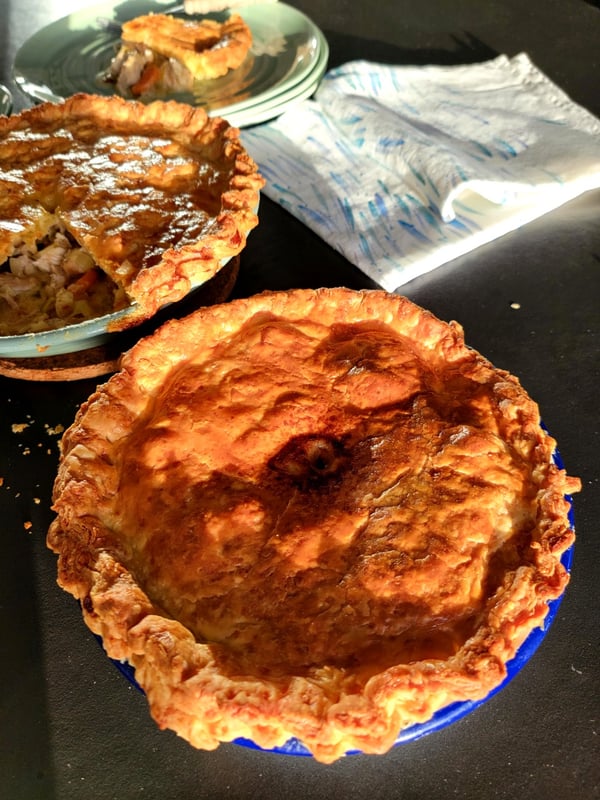 Chicken & Leek Pies