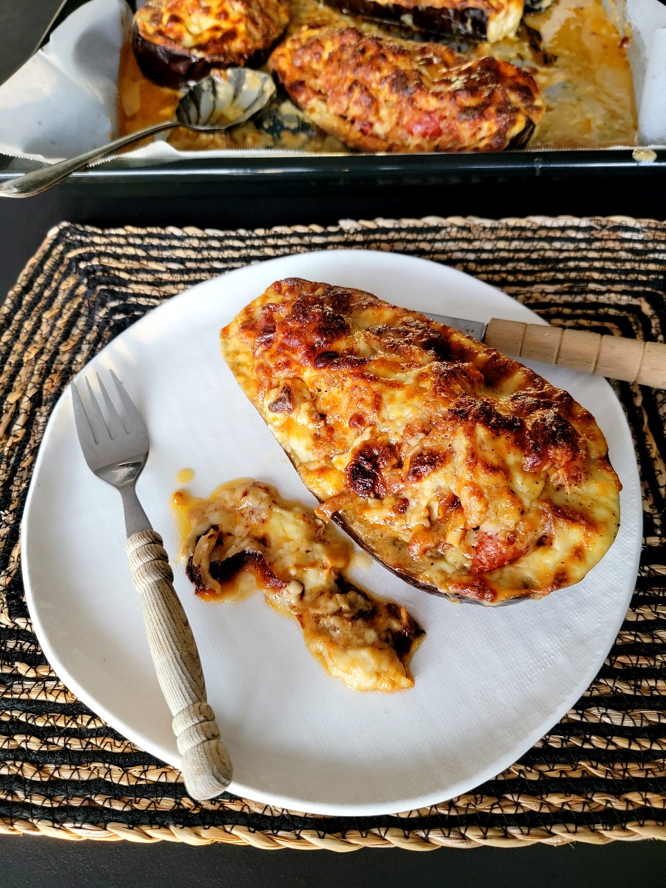 Greek Stuffed Eggplants