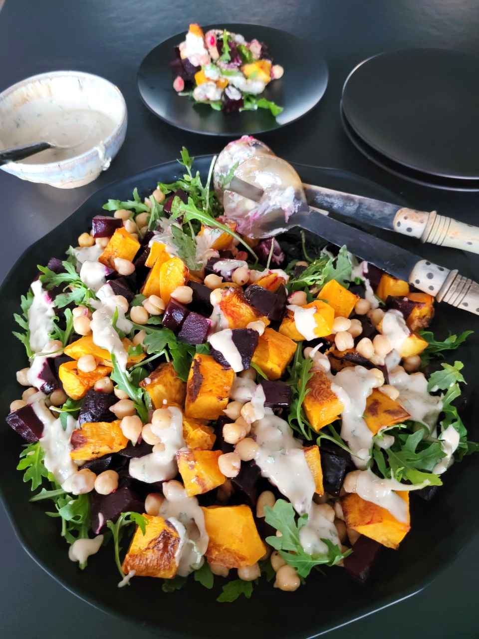Roasted Pumpkin & Chickpea Salad