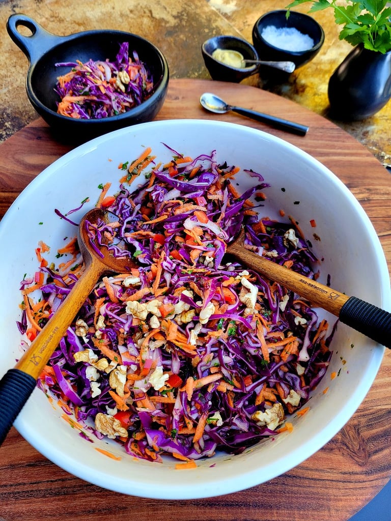 Red Cabbage Salad with Vinaigrette