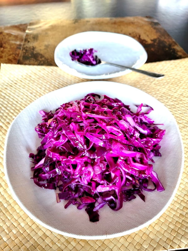 Red Cabbage with Ginger