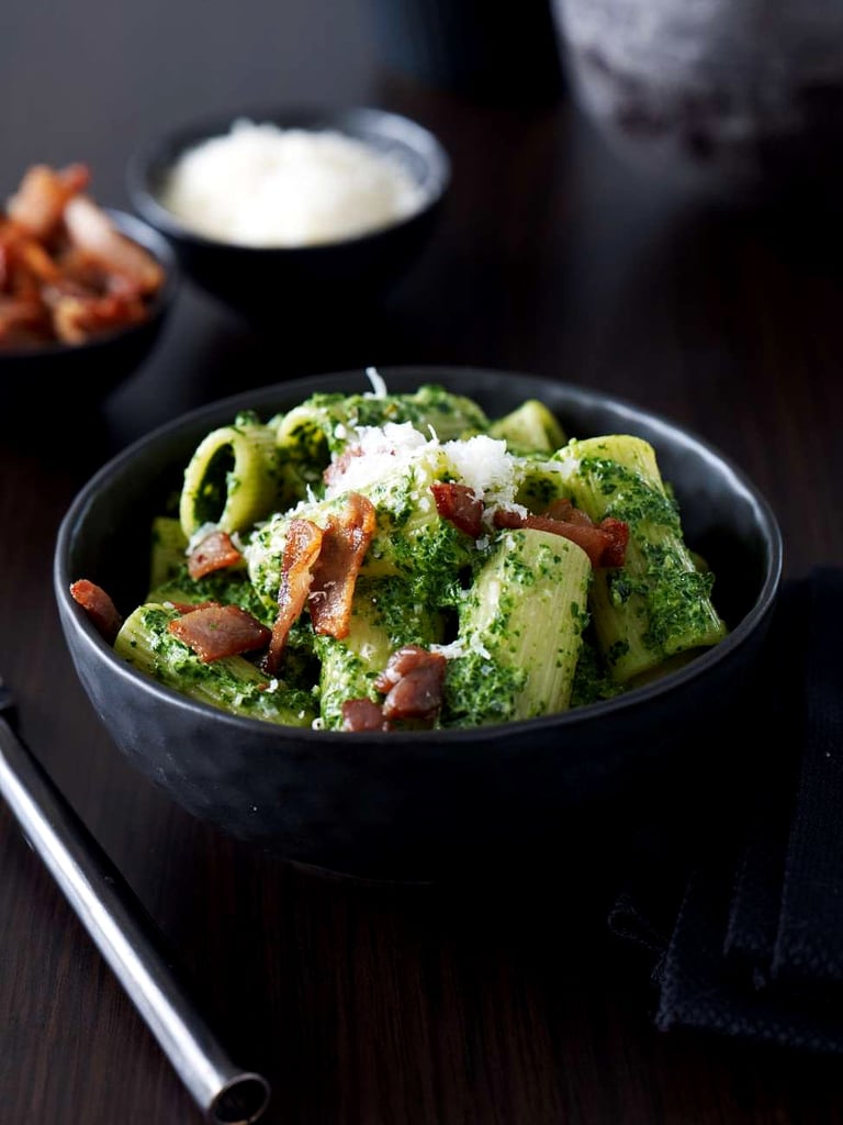 Rigatoni with Cavolo Nero Pesto