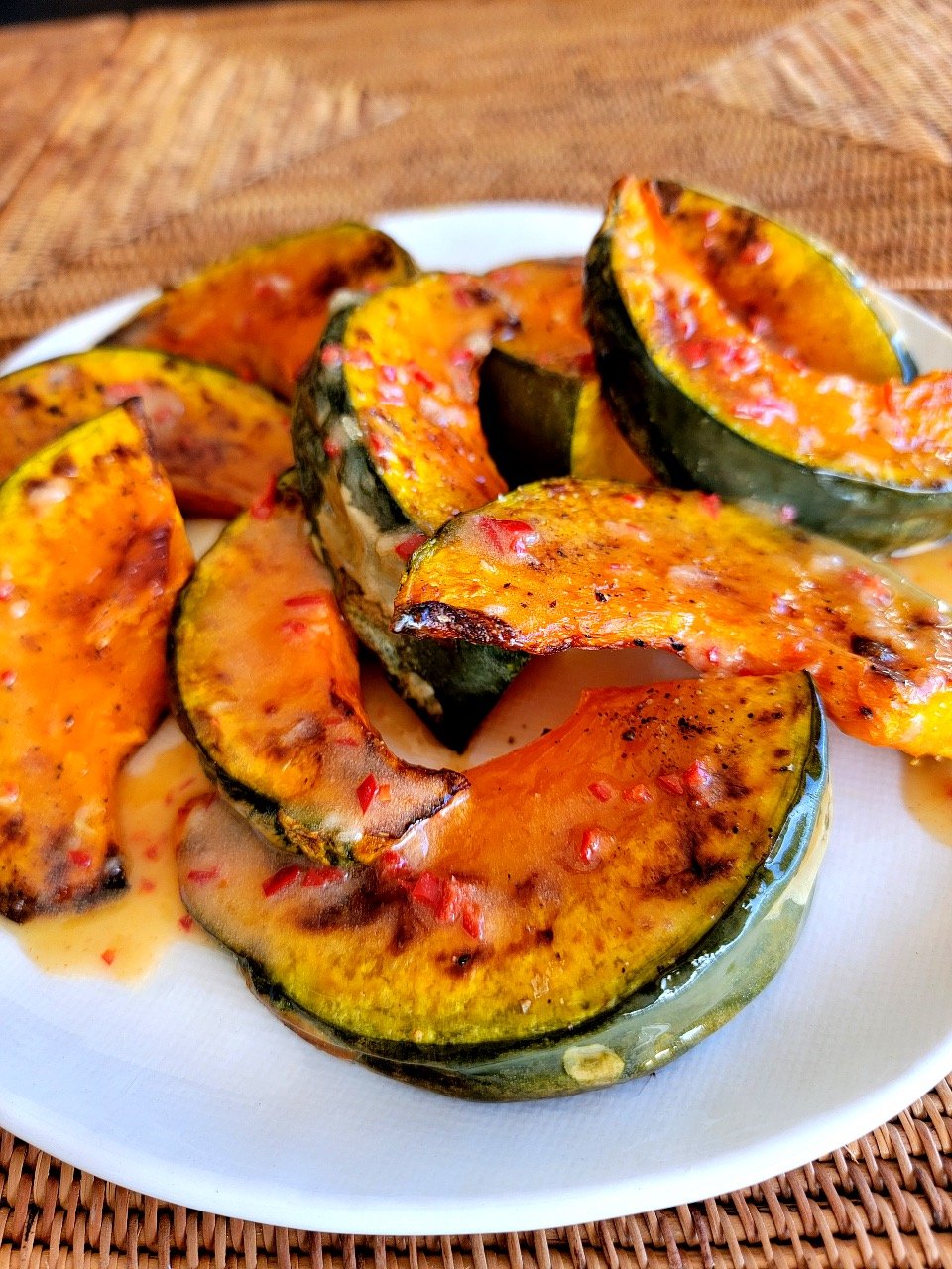 Roasted Pumpkin with Mustard Dressing