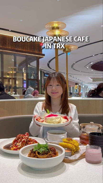 Exploring Malaysia TRX's nice Japanese cafe