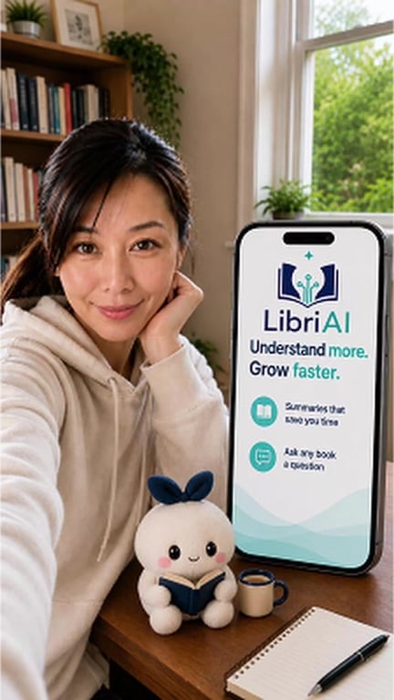 UGC campaign showcasing how LibriAI turns book insights into actionable learning through AI-powered reading.