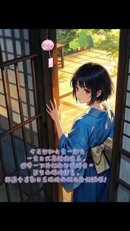 二次元的我和日系茶館