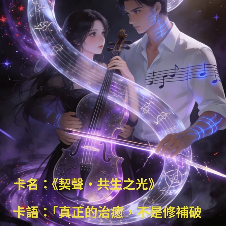 《聲息未央》｜第八章：琴魂噬夜 🌌 當破碎的琴魂甦醒，塵封千年的前世真相也隨之揭開。 「若連你的暴走都承受不住……談何共生？」