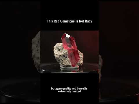 This Red Gemstone Is Not Ruby #gemstone #minerals #crystal #jewelry