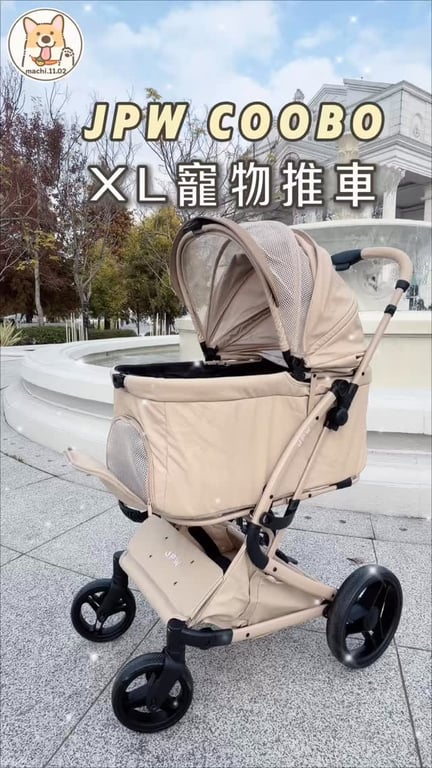 與品牌合作開箱寵物推車
