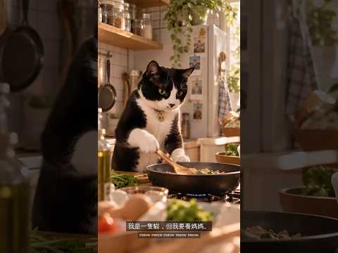 EP.08｜為妳做羹湯 #孝子貓 #我是一隻貓但我要養媽媽 #Shorts