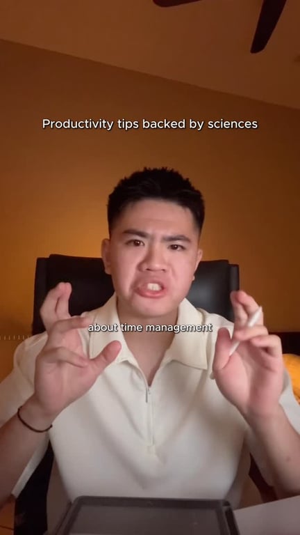 Sharing about how to increase productivity
