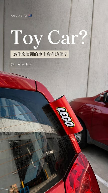 在澳洲買的車子裝飾
