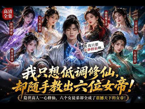《我只想低調修仙，卻隨手教出六位女帝》隱世高人一心修仙，沒想到六個女徒弟全都成了震撼天下的女帝！