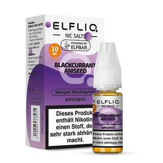 ELFLIQ - Blackcurrant Aniseed 10mg/ml