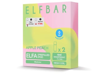 ELFA - Apple Peach (2er Pack) Nikotinfrei