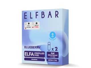 ELFA - Blueberry (2er Pack) Nikotinfrei
