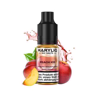 MARYLIQ - Peach Ice - 10mg/ml Nikotinsalz